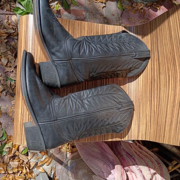 Unbranded Men\'s Black Western Boots